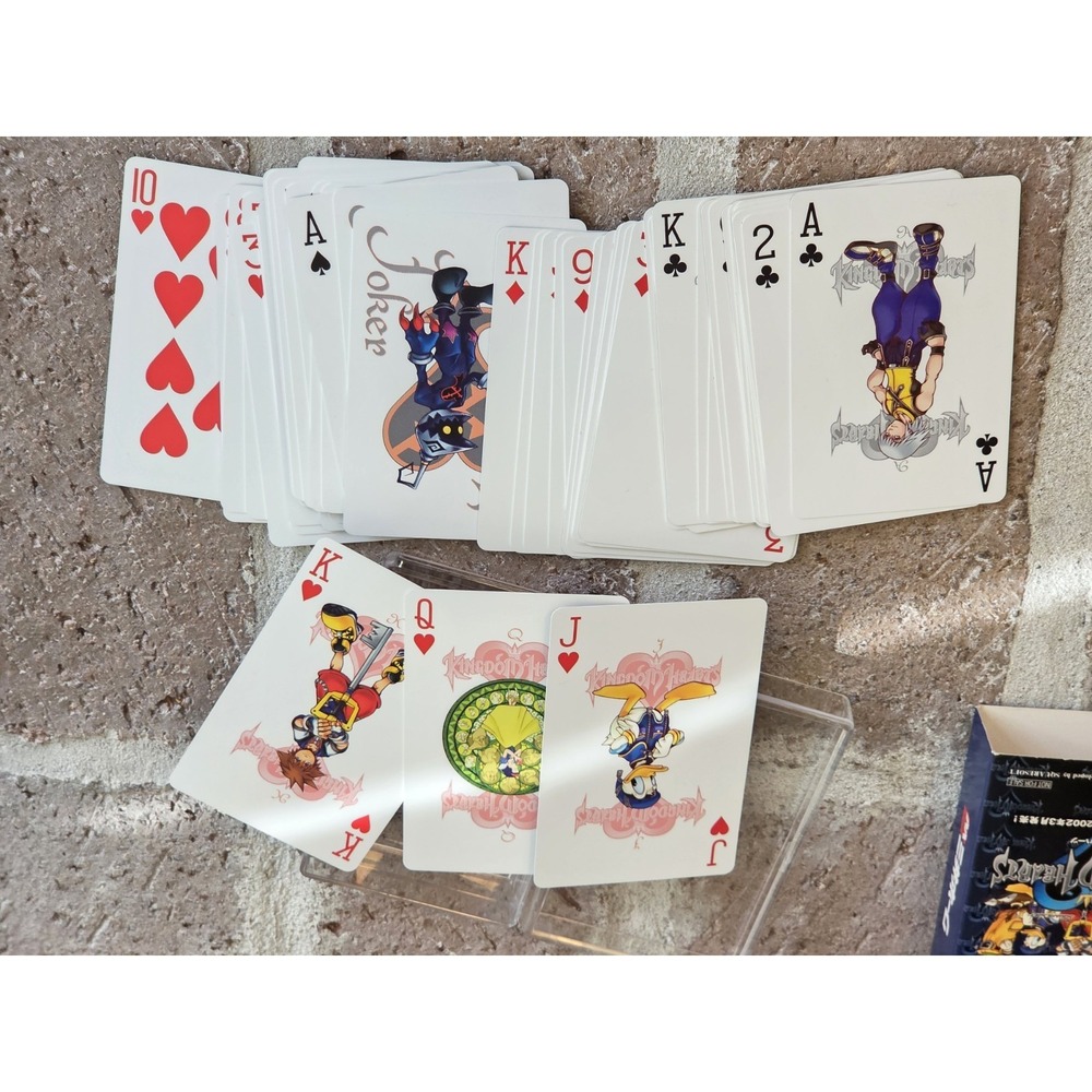 KINGDOM HEARTS Playing Cards Mitsui Home Limited Disney SQUARESOFT Promo 2002 Jp - Picture 3 of 4